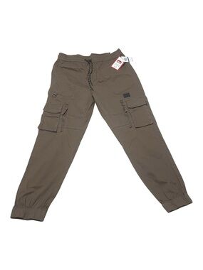 Ring of Fire Men's Cargo Jogger Pants - Olive Brown